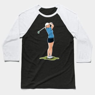 Women's golfer Baseball T-Shirt